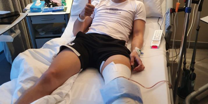 Fabian Wicki wurde erfolgreich am Knie operiert